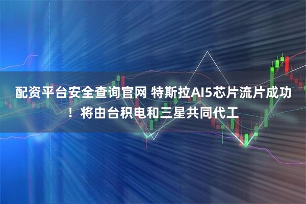 配资平台安全查询官网 特斯拉AI5芯片流片成功！将由台积电和三星共同代工